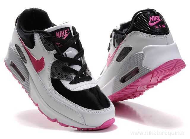 laitances blanches et noires chaussures Nike Air Max 90 (1)
